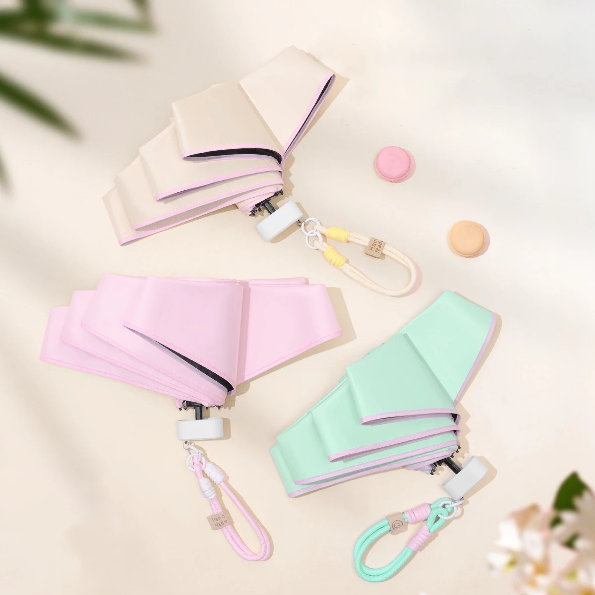 Dieser vollautomatische Fünf-Faltschirm sorgt für jedes Wetterschutz – mit mehreren Farben zur Auswahl! Image