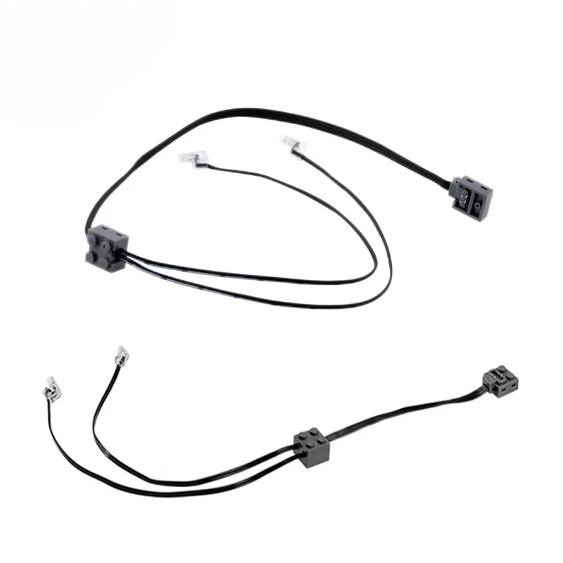 2/5/10 Stücke Power Funktion MOC Technologie PF Bausteine LED Licht Link Linie Kabel Für Alle marke Zug Fahrzeug 92906 Image