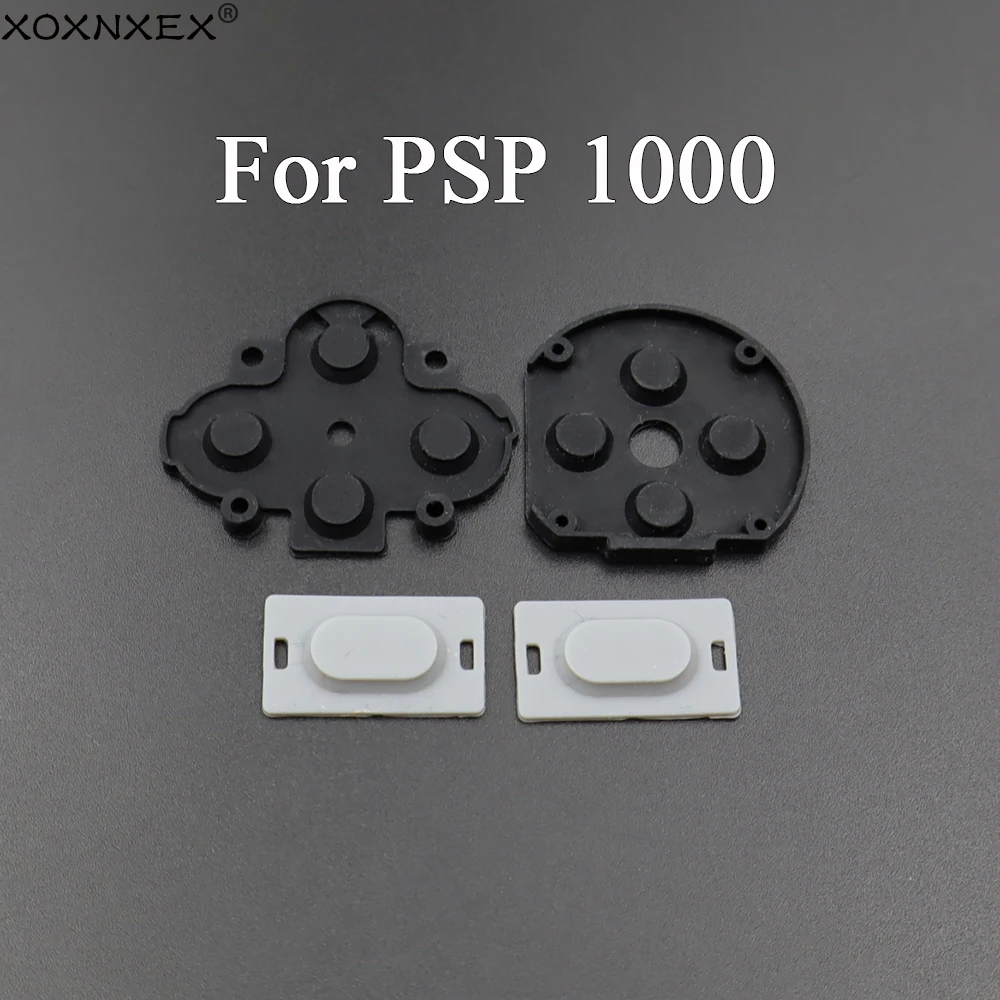 1/3/10 Sets leitfähige Klebegummi-Tasten für PSP 1000, Silikon-Pads, Reparaturteil, Ersatz für Spielkonsole für PSP 1000 Image