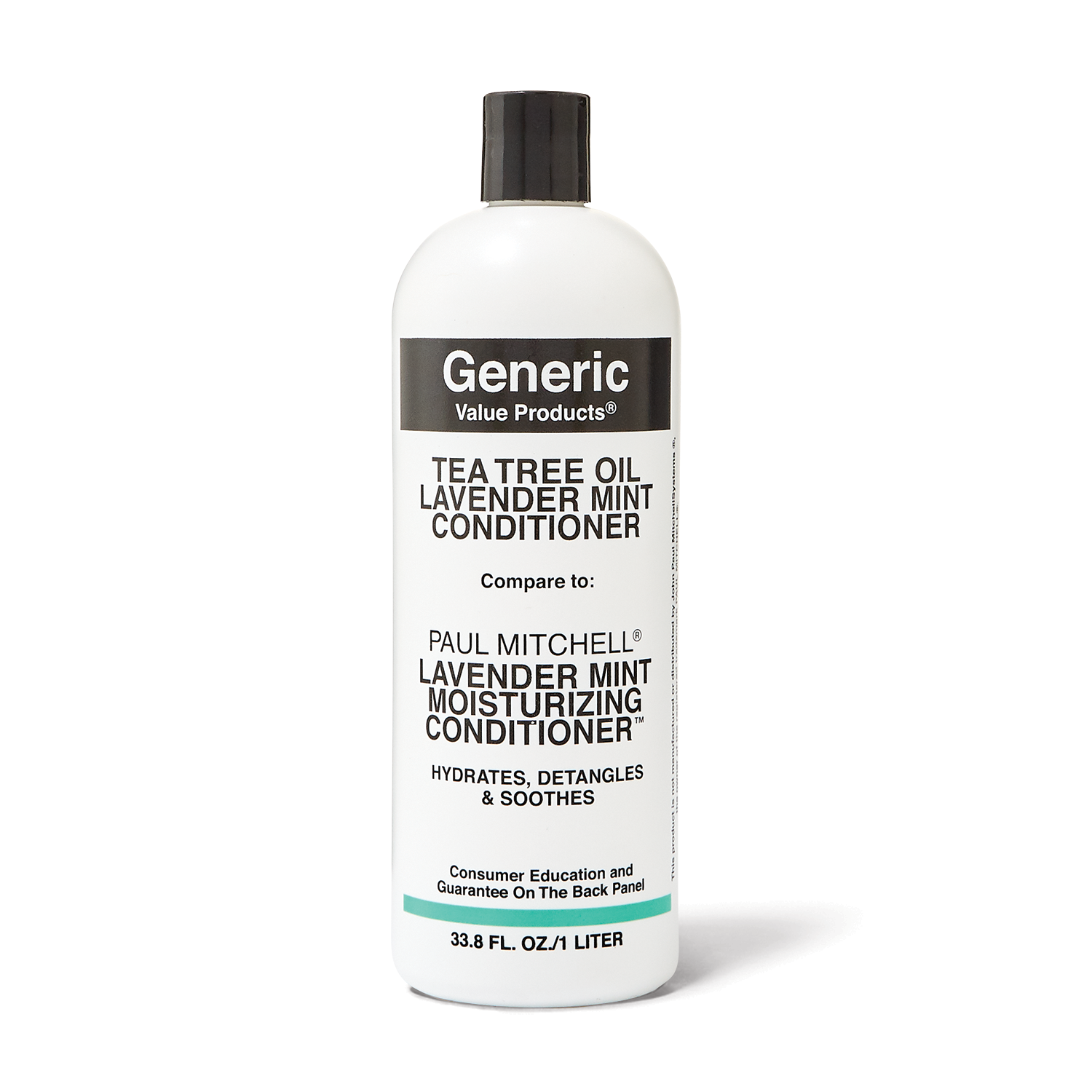 Generic Value Products Tea Tree Oil Lavender Conditioner Compare to Paul Mitchell Lavender Mint Moisturizing Conditioner 33.8 oz 33.8 Fl Oz