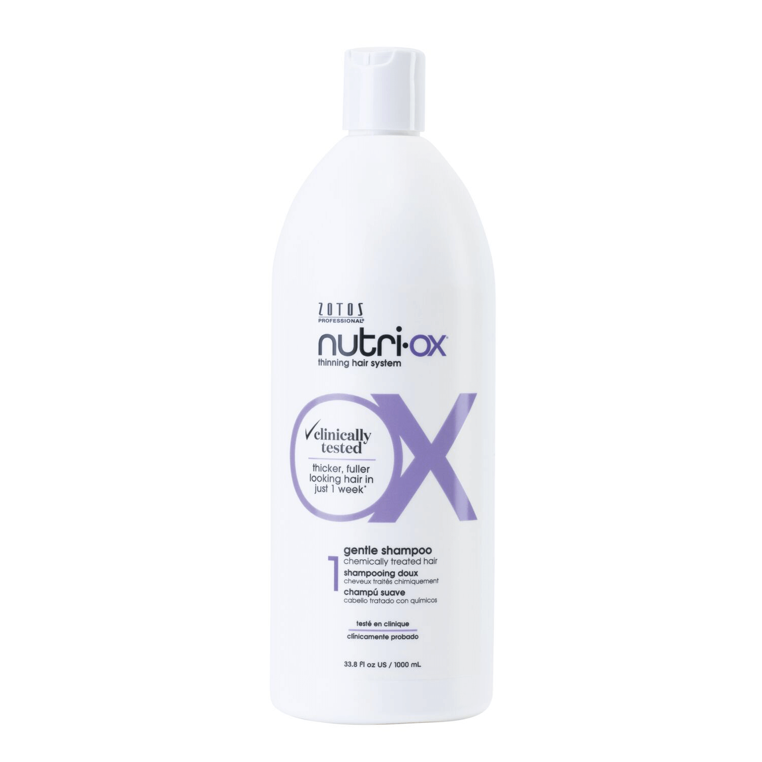 Nutri Ox Gentle Shampoo Chemically Treated Hair 33.8 oz