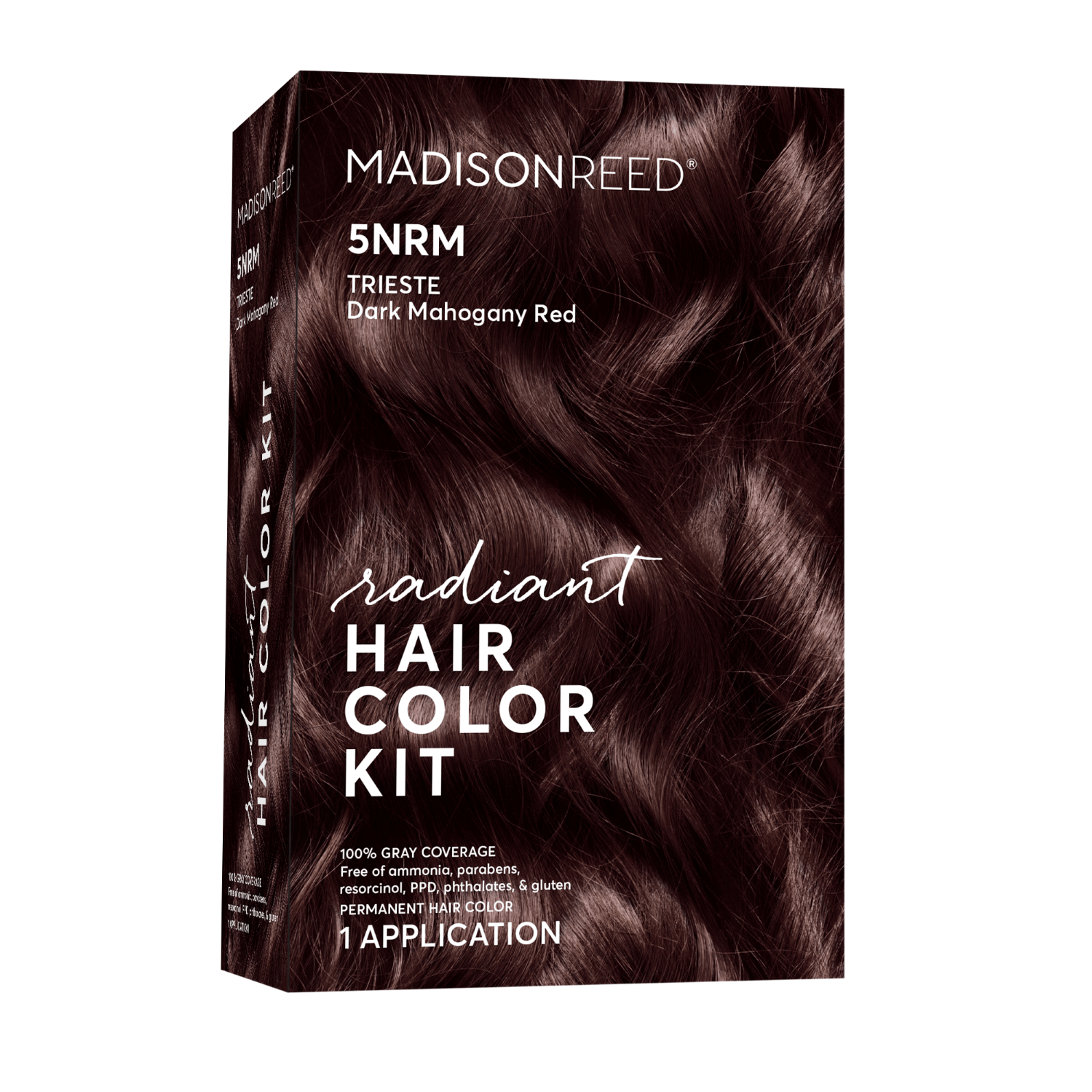 Madison Reed Radiant Cream Color Permanent Hair Color Kit 5NRM Trieste Red
