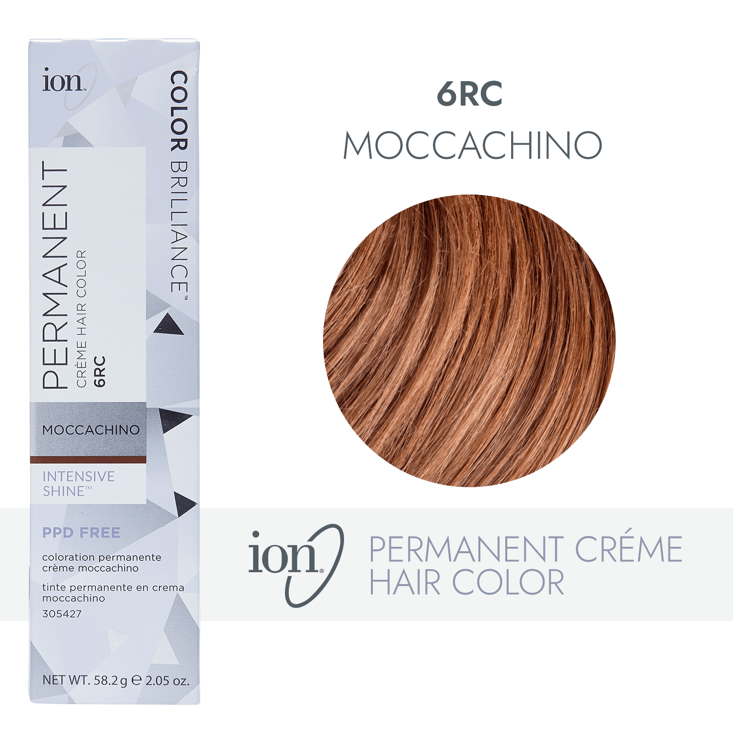 Ion Moccachino Permanent Creme Hair Color 2.05 Fl Oz