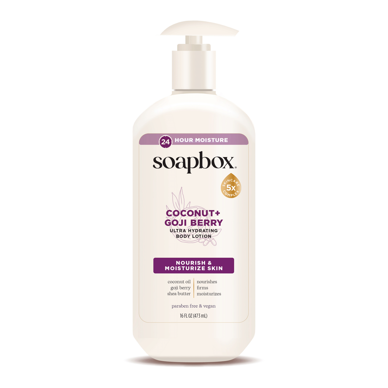 Soapbox Coconut + Goji Berry Body Lotion