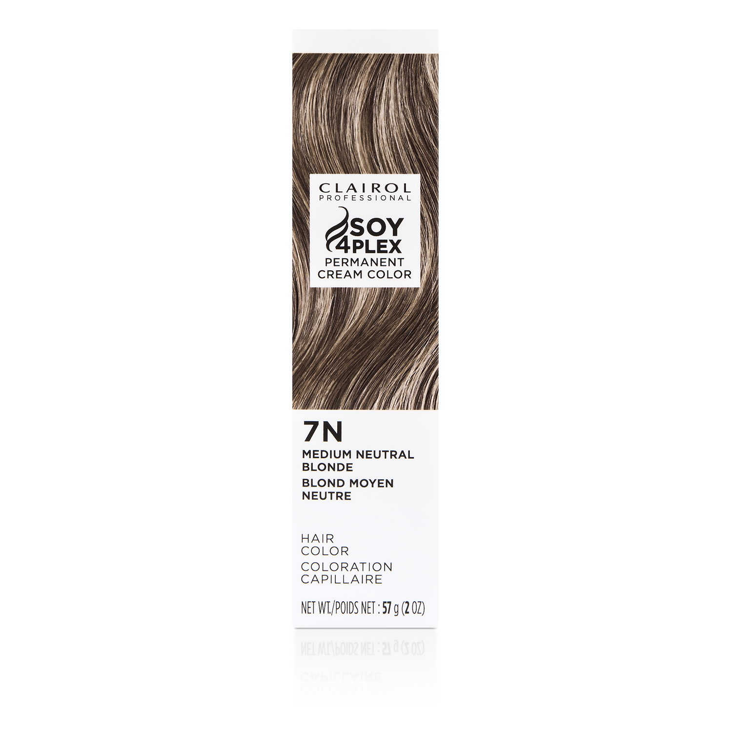 Clairol Professional 7N Medium Neutral Blonde Permanent Cream Hair Color 2 oz