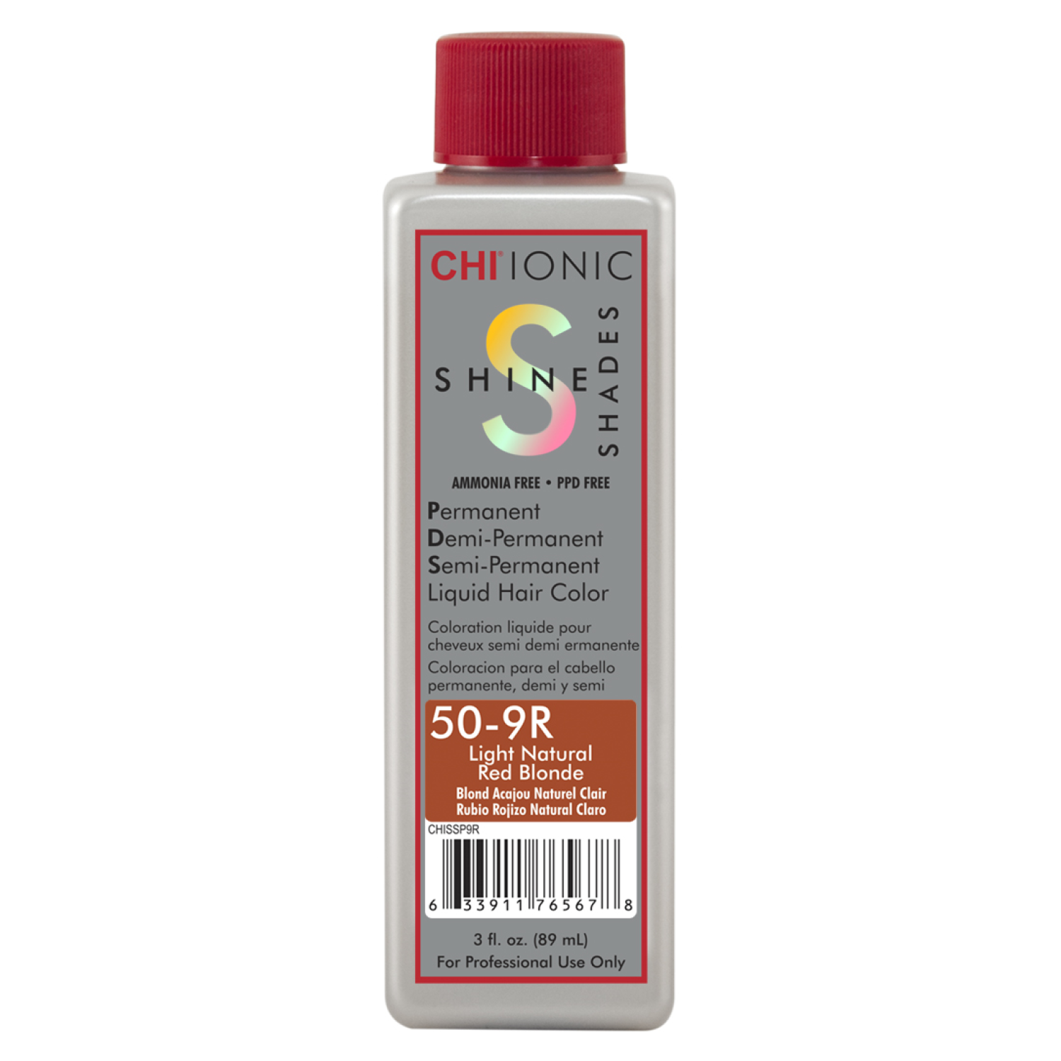 CHI Ionic Shine Shades 50-9R Light Coverage Plus Red Blonde
