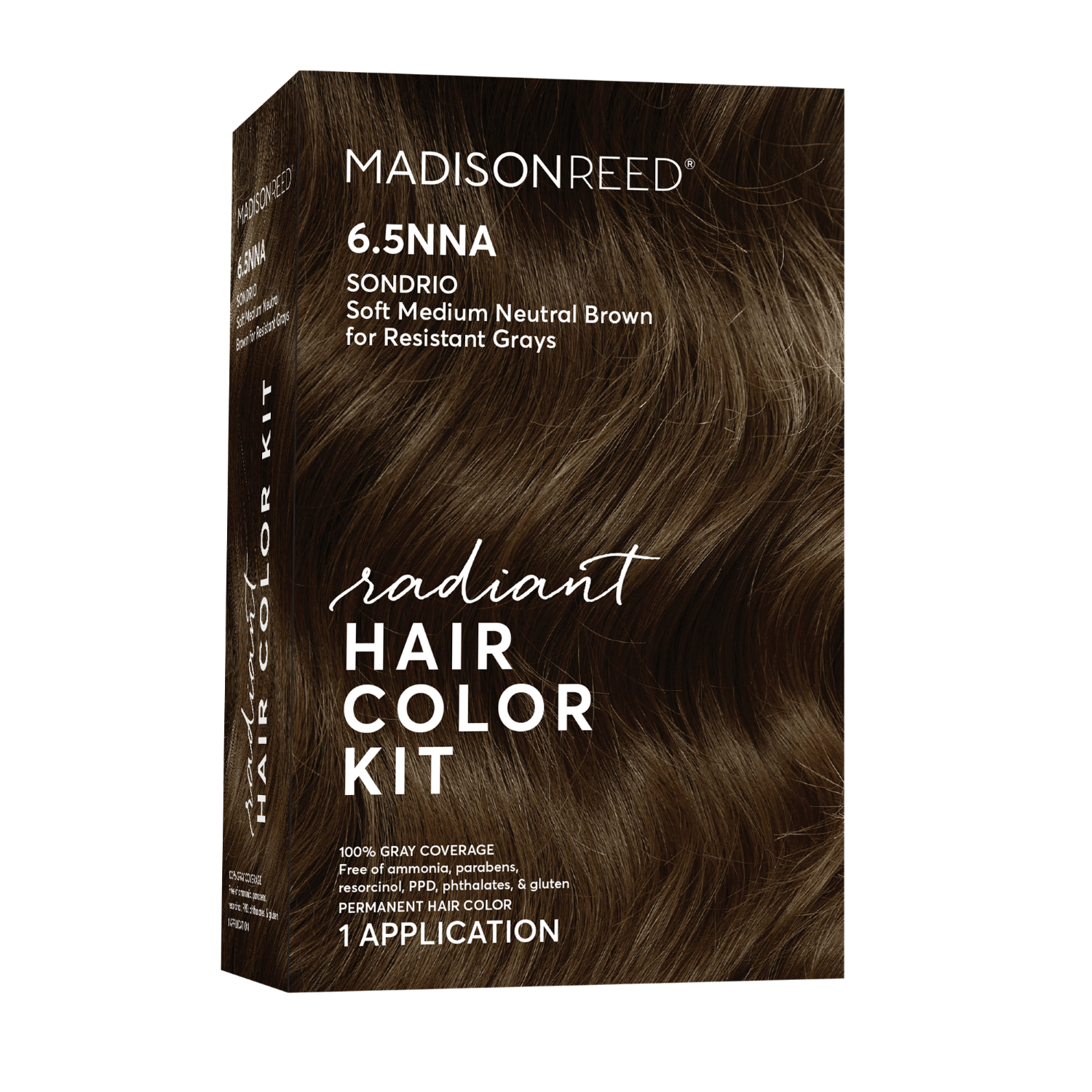 Madison Reed Radiant Cream Color Permanent Hair Color Kit 6.5NNA Sondrio Brown
