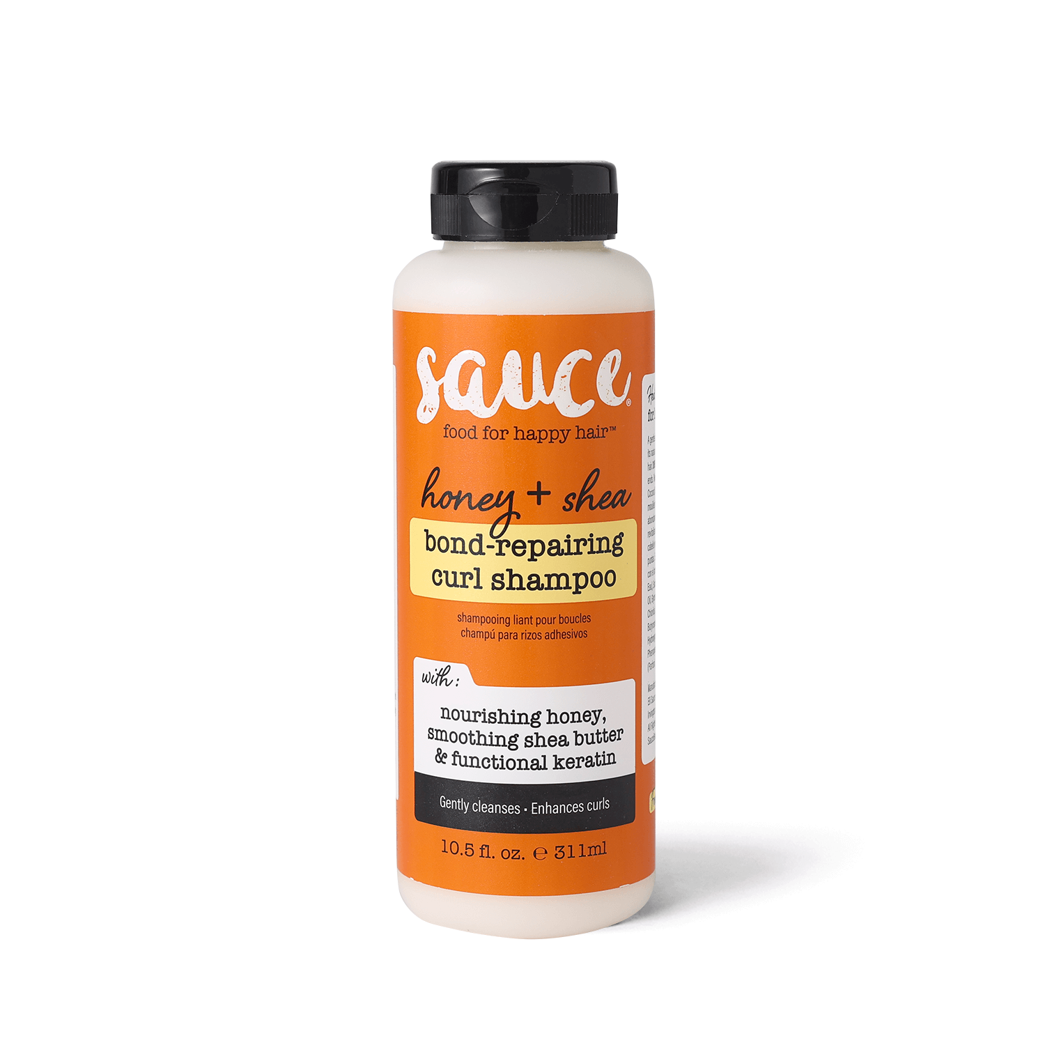Sauce Beauty Honey + Shea Bond-Repairing Curl Shampoo 10.5 Fl Oz