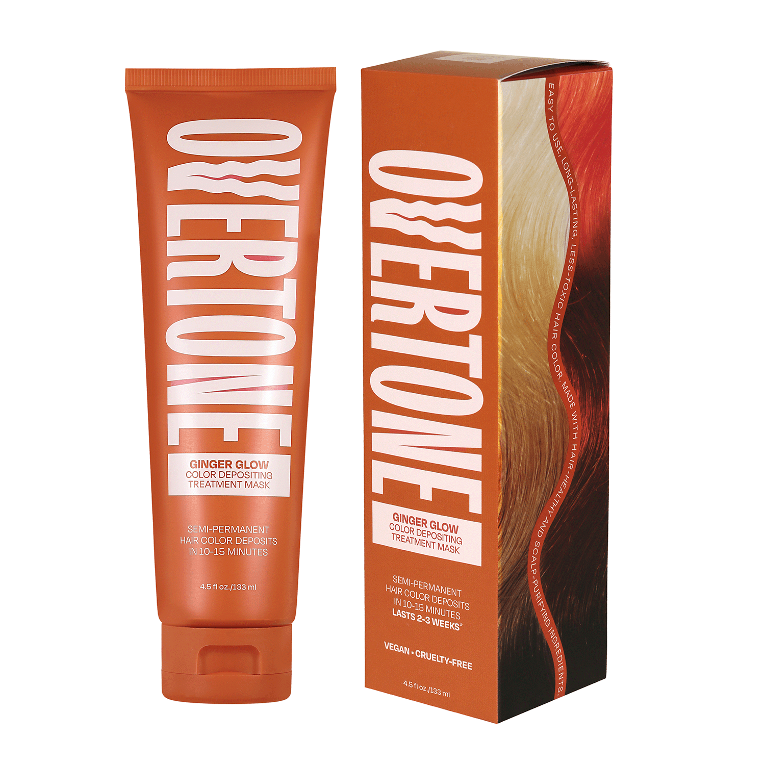Overtone Color Depositing Treatment Mask Ginger Glow