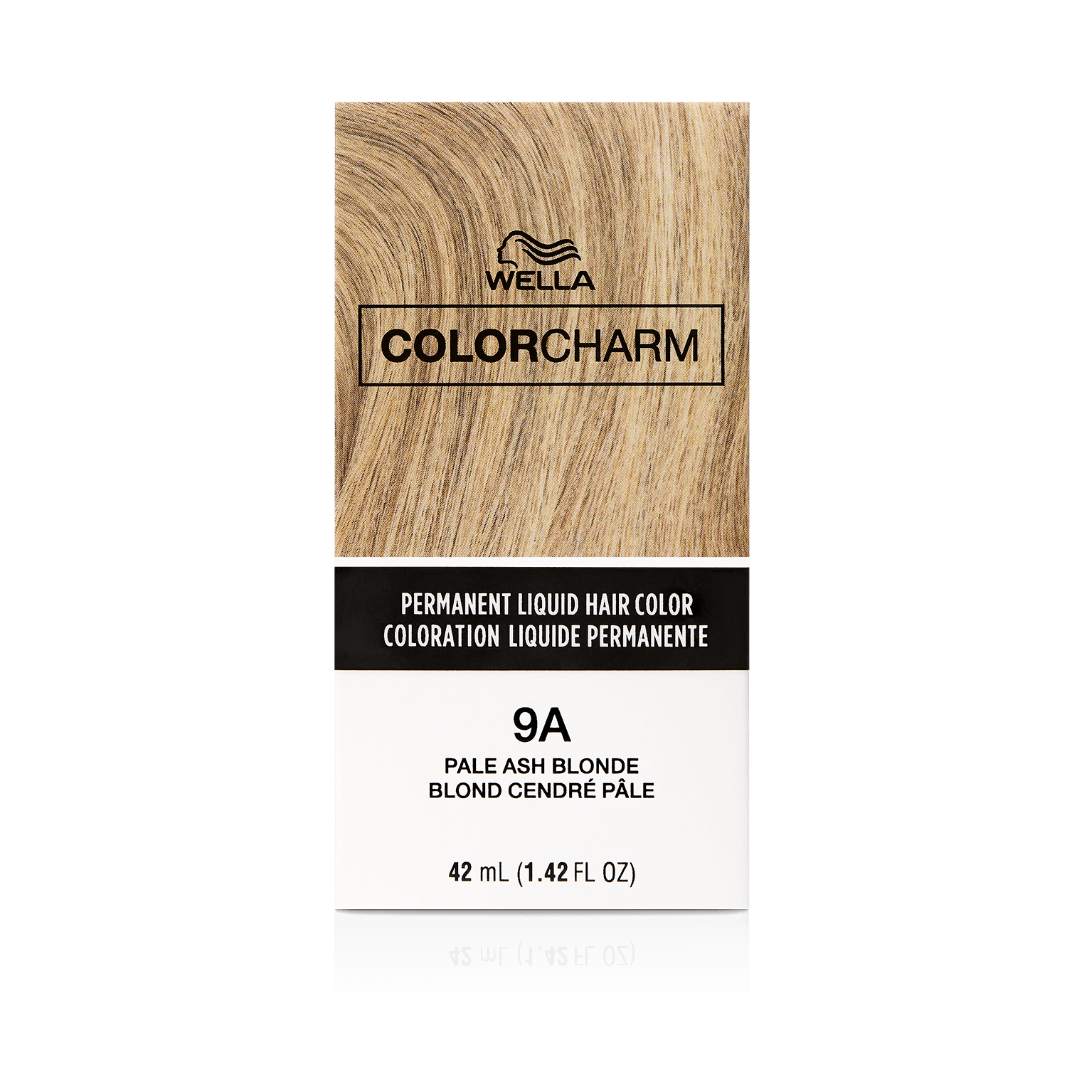 Wella 9A Pale Ash Blonde Permanent Liquid Hair Color 1.42 Oz