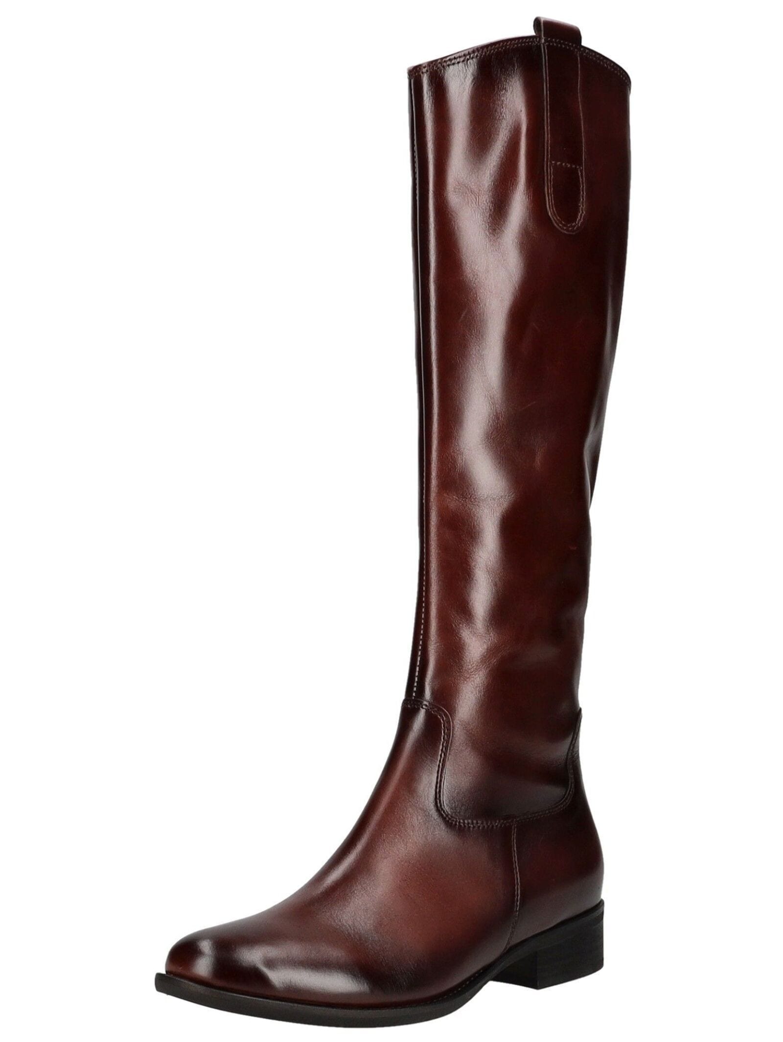 Stiefel GABOR "Gabor Stiefel Nappaleder", Damen, Gr. 40, mittelbraun, Nappaleder, Schuhe Stiefel