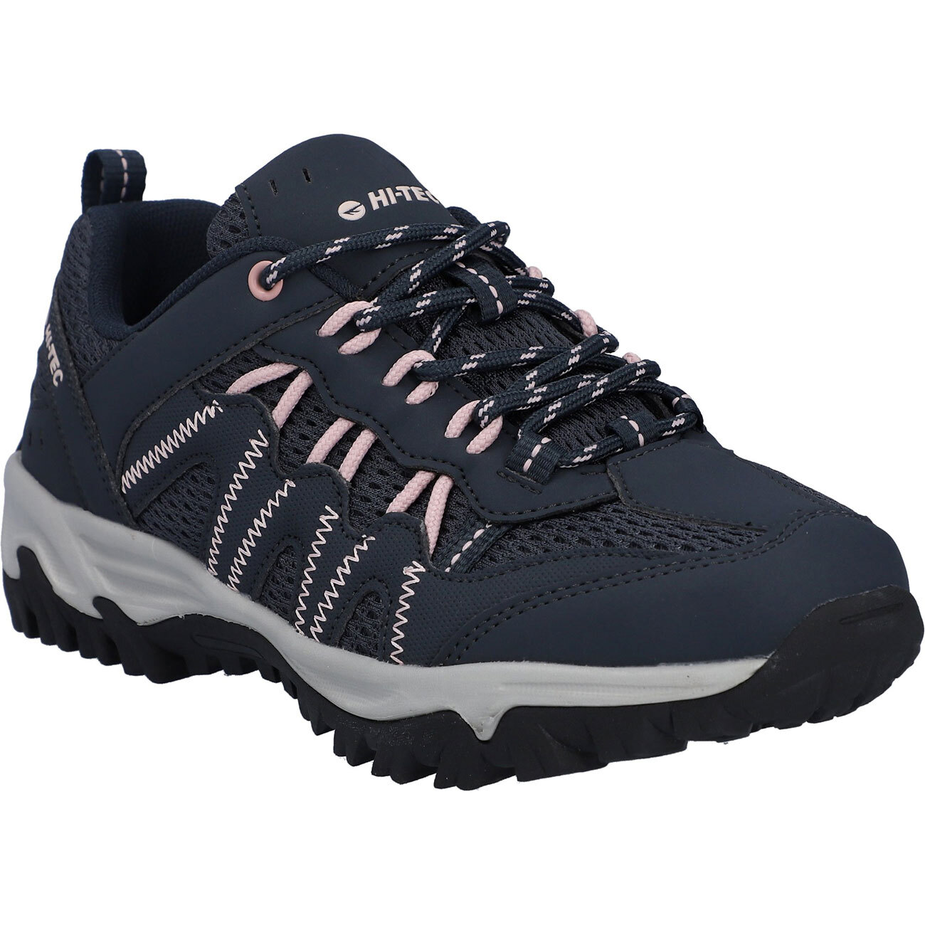 Wanderschuh HI-TEC "Hi-Tec-Schuhe Jaguar Frauen", Damen, Gr. 41, Normalschaft, seesturm, sepia rose, 50% POLYESTER + 50% PU, 50% MESH (Polyester) + 50% EVA, Schuhe Wanderschuh
