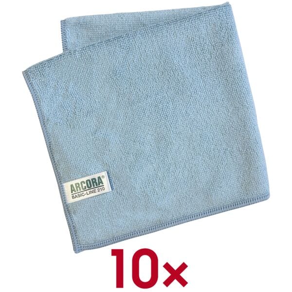ARCORA Microfasertuch »Basic-Line 210« 10 Stück blau Image