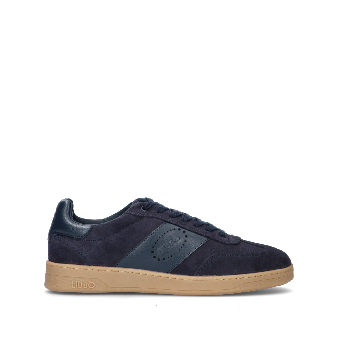 LIU JO Sneaker uomo blu in suede
