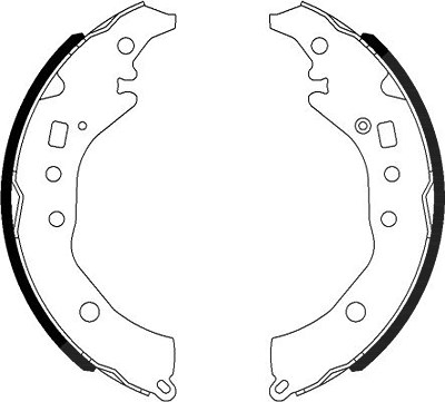 Textar Bremsbackensatz [Hersteller-Nr. 91076900] für Toyota, Subaru Image