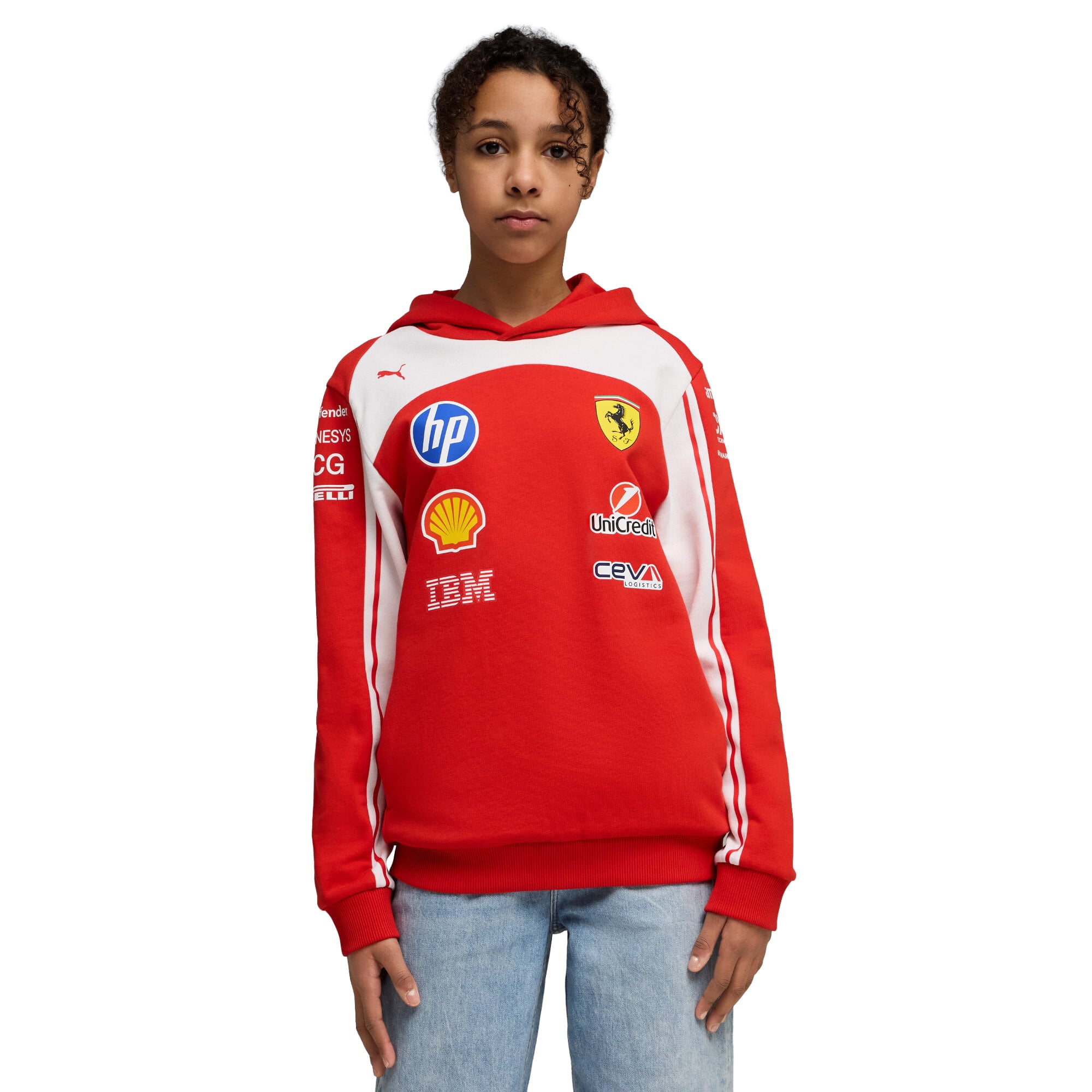 Sweat à capuche Scuderia Ferrari 2026 Team - Enfants - unisexe Taille: 128