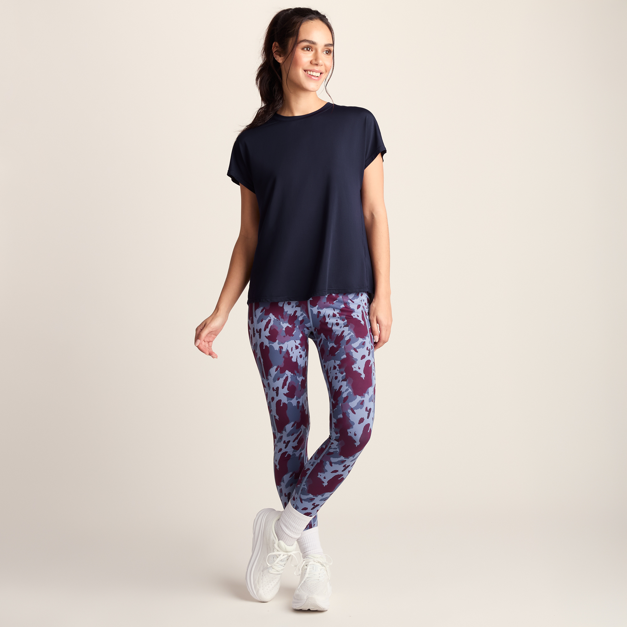 TOG24 Skyla Womens Short Sleeve Performance Top - Oxford Blue - Size 8 UK | TOG24 Sale | Discount Designer Brands