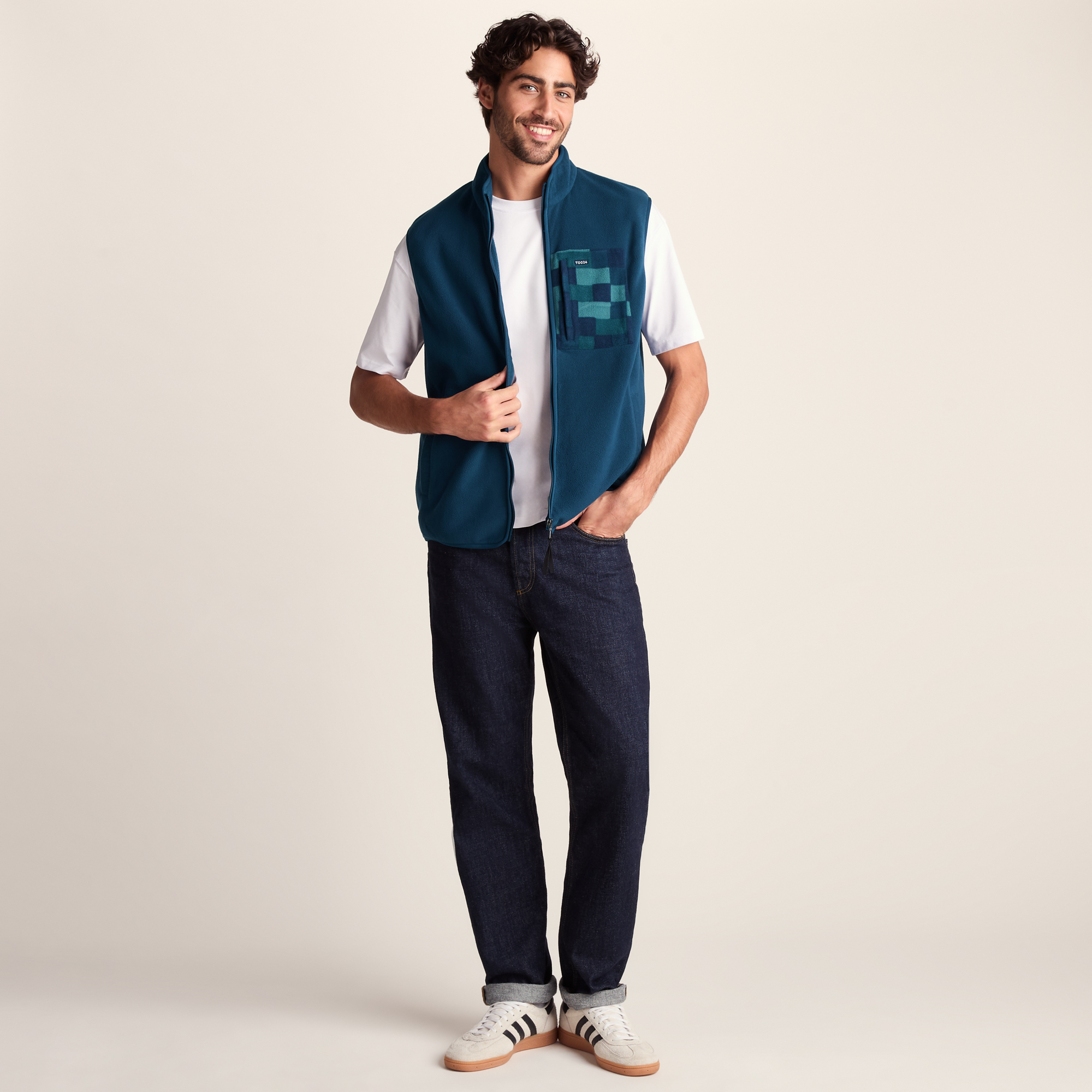 TOG24 Stark Mens Microfleece Gilet - Inky Blue - Size 5XL | TOG24 Sale | Discount Designer Brands