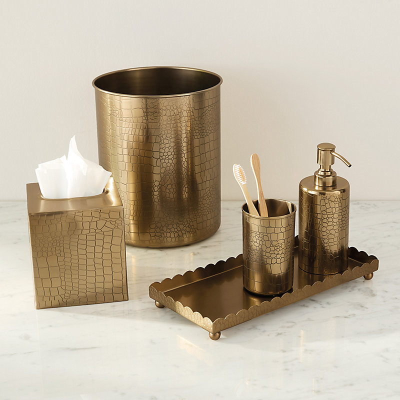 Brimsley Bath Collection - Tissue Box Cover - Ballard Designs