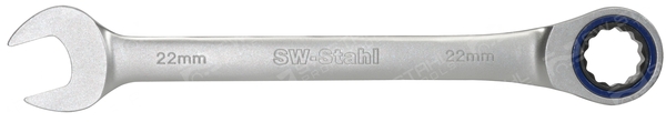 SWSTAHL Ratschen-Ringgabelschlüssel S1595-22 Image