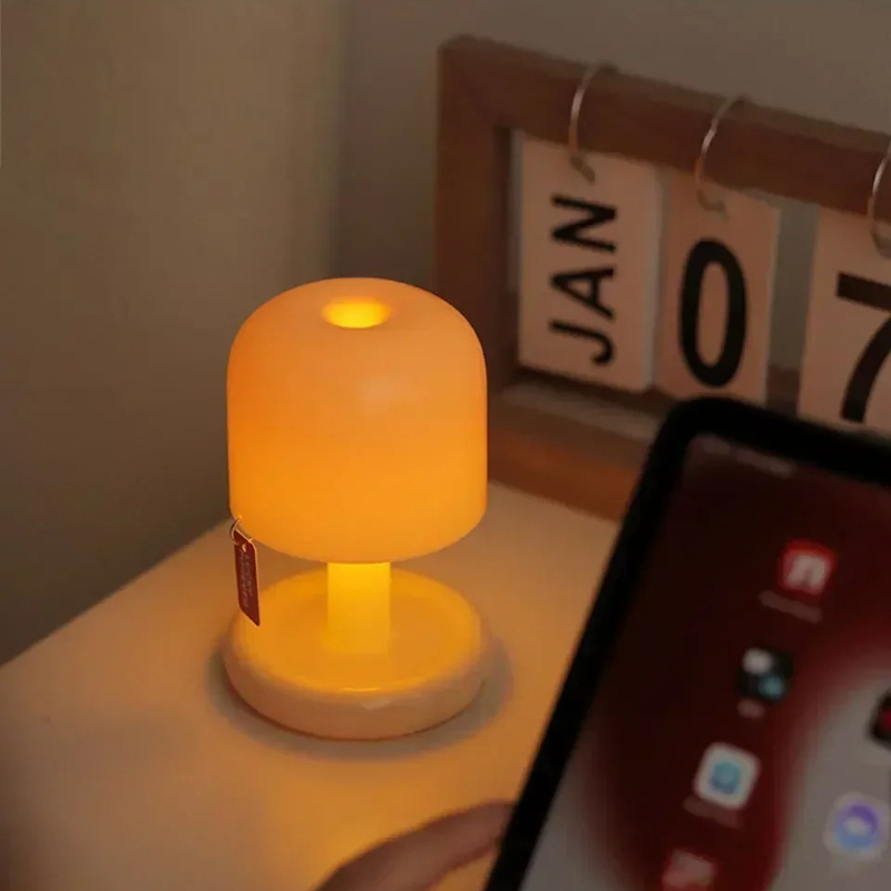 Mini Cute Desktop Lamp, USB Rechargeable Night Light For Bedroom, Living Room, Study Table, Kid Room Mini Cute Desktop Lamp, USB Rechargeable Night Light For Bedroom, Living Room, Study Table, Kid Room