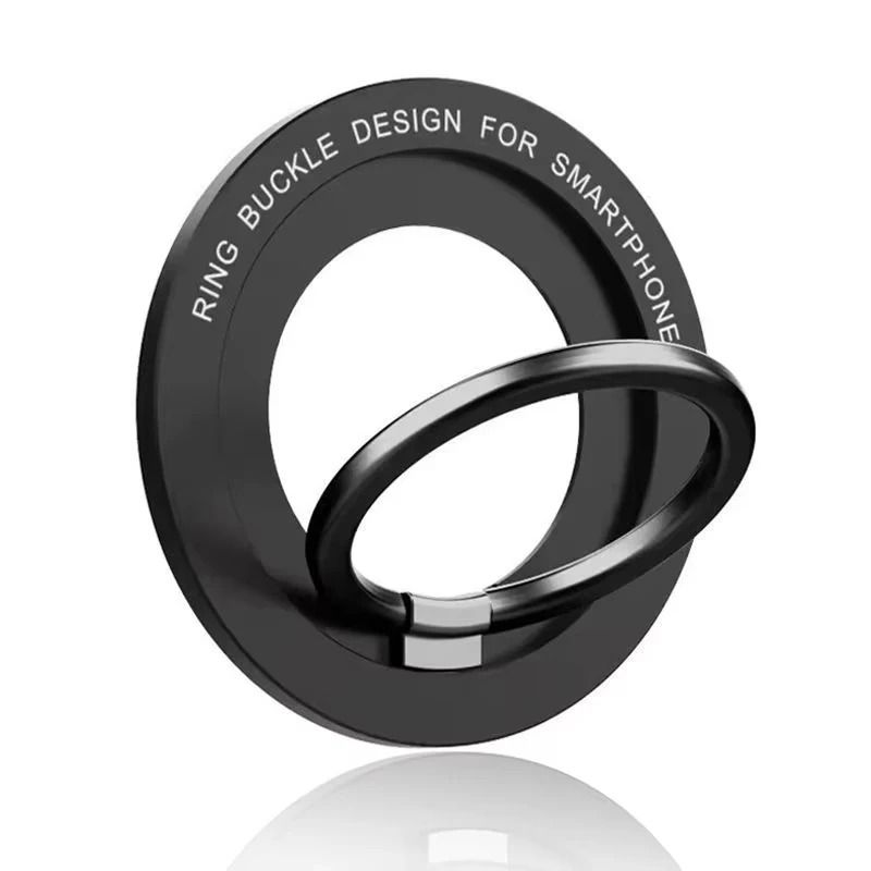 Magnetic Phone Ring Holder Grip Kickstand For MagSafe Smartphones silver