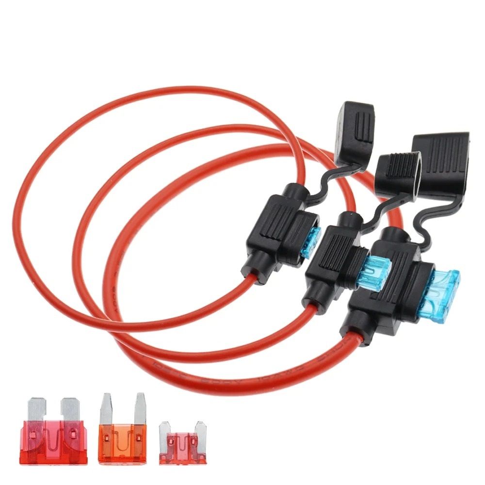 Heavy Duty Waterproof Inline Blade Fuse Holder Series standard 10awg 3a