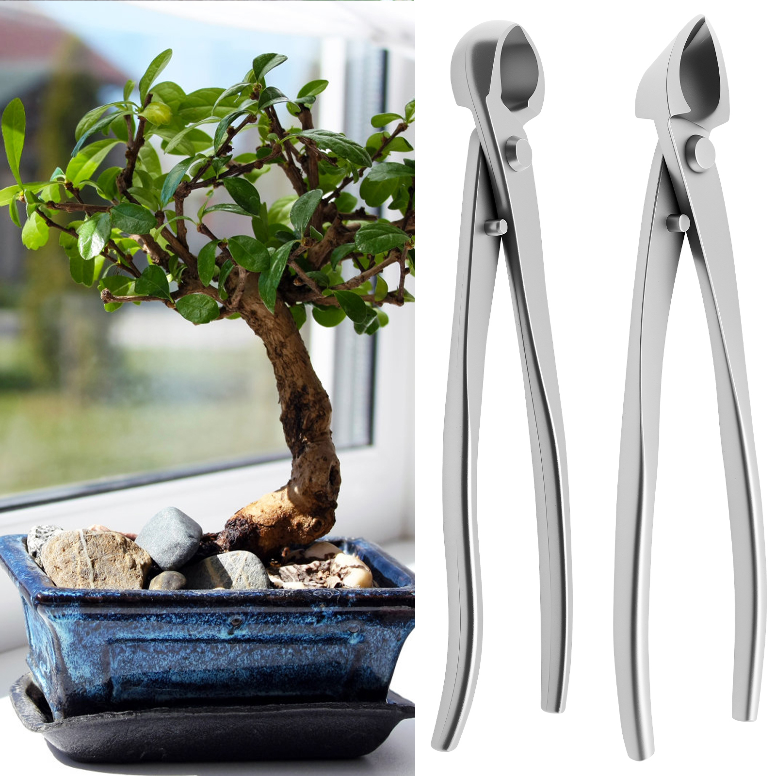 Grooming Kit, Stainless Steel Wear Resistant Tools, Time Saving Pruning Kit With Ergonomic Long Handle diagonal Scissors