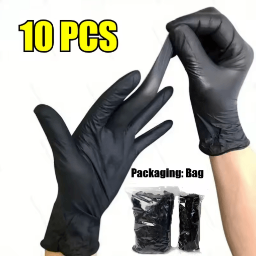 Disposable Nitrile Waterproof Gloves For Kitchen And Household Use 50pcs xl 24x12cm