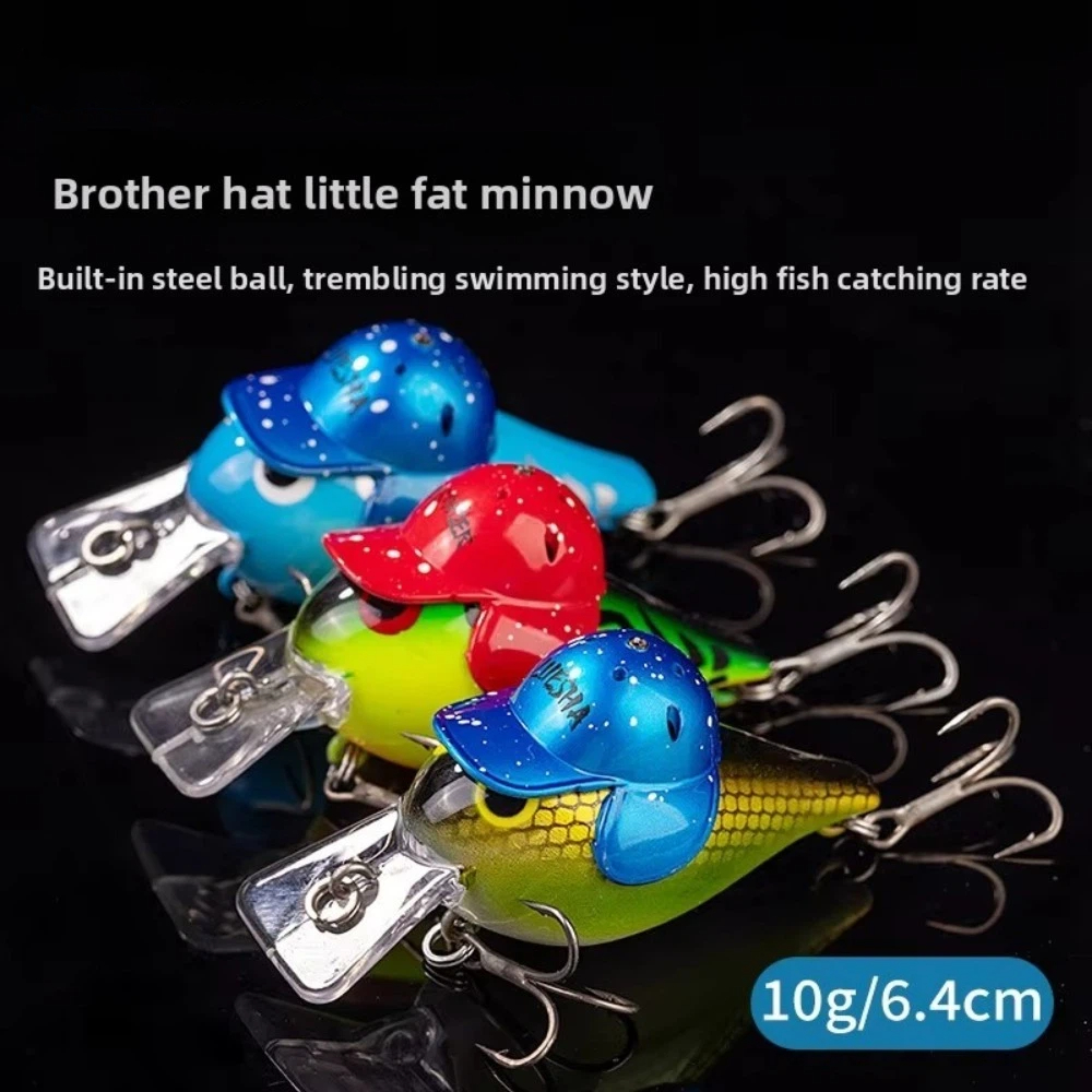 Rattle Sound Wobbling Floating Lure, Size Rattle Hard Lure, Wobbling Action Design c