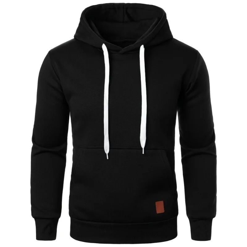 Mens Casual Lightweight Hoodie | Solid Color Outdoor Streetwear red 3xl