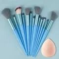13 Pcs Makeup Brush Set Soft Fluffy Full Face Brush Set For Foundation And Eyeshadow 03