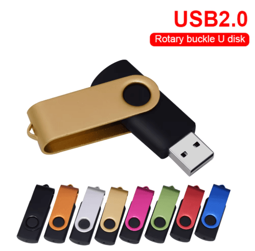 Rotatable USB 2.0 Flash Drive Waterproof Memory Stick (8GB128GB) rose 4gb