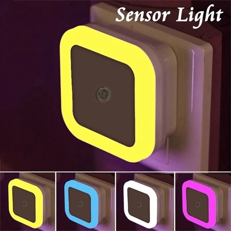Compact Wireless LED Sensor Night Light white eu