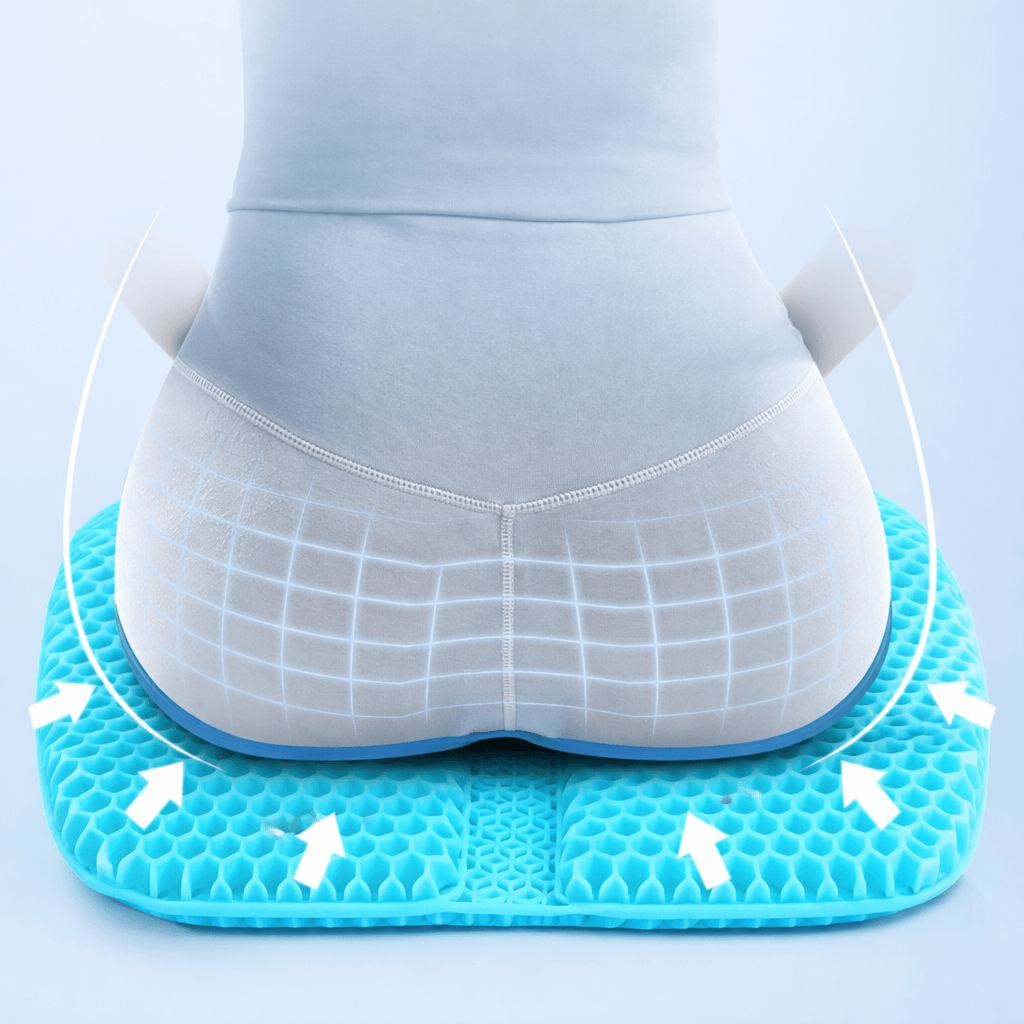 Cooling Gel Seat Cushion Honeycomb Design Pressure Relief Pad For Office Chair Car Wheelchair Tailbone Support Cooling Gel Seat Cushion Honeycomb Design Pressure Relief Pad For Office Chair Car Wheelchair Tailbone Support