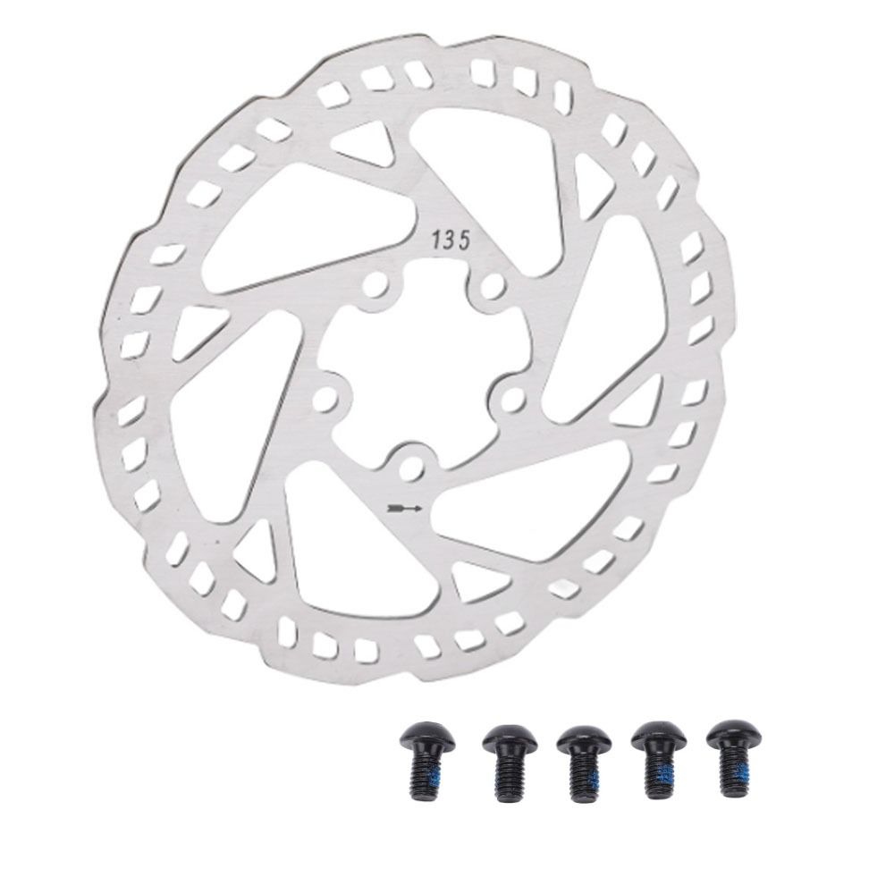 Bike Brakes Rotor, Stainless Steel Brake Disc Hole With Screws For Xiaomi Pro, Electric Scooter Bike Brakes Rotor, Stainless Steel Brake Disc Hole With Screws For Xiaomi Pro, Electric Scooter