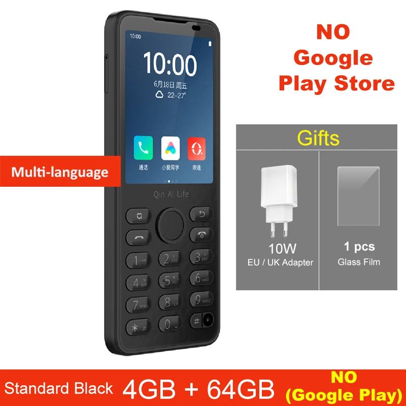 Qin F21 Pro Compact Android Keypad Phone 2.8