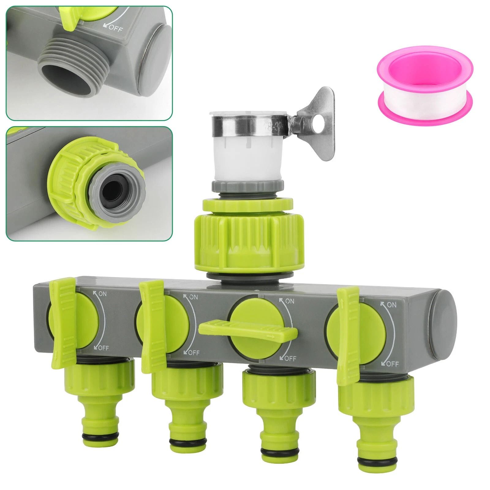 Way Garden Hose Connector, Outlets Splitter Y Shape, Water Pipe Adaptor For Outdoor Irrigation Tasks Way Garden Hose Connector, Outlets Splitter Y Shape, Water Pipe Adaptor For Outdoor Irrigation Tasks