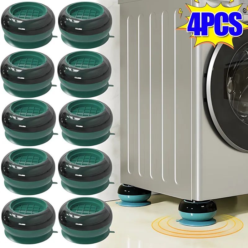 Universal Anti Vibration Appliance Pads 4pcs green