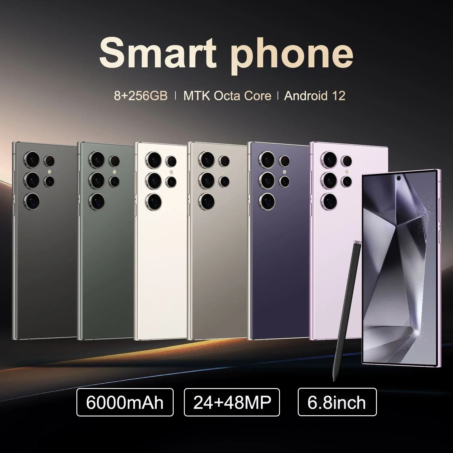 Ultra Endurance Multimedia Smartphone black 12gb 256gb