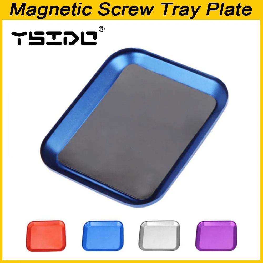 RC Repair Tool Aluminium Alloy Magnetic Screw Tray Plate black