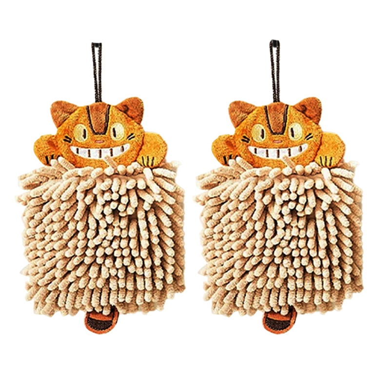 Cartoon Cat Hand Towel, Super Soft Chenille Microfiber, Quick Dry Absorbent Home Towel For Kitchen Bathroom Cartoon Cat Hand Towel, Super Soft Chenille Microfiber, Quick Dry Absorbent Home Towel For Kitchen Bathroom