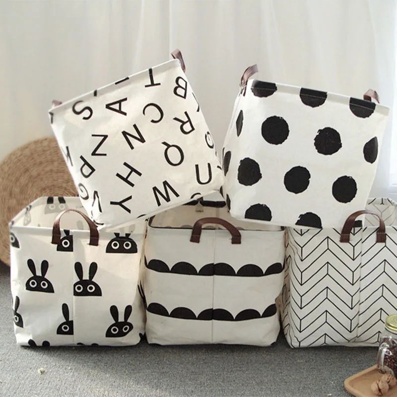 Foldable Fabric Storage Basket f