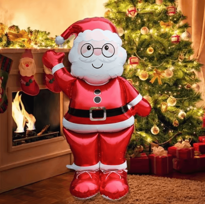 Standing Foil Balloon Christmas Balloon For Festive Xmas Party Decor & Holiday Home Decorations 1pc Snowman