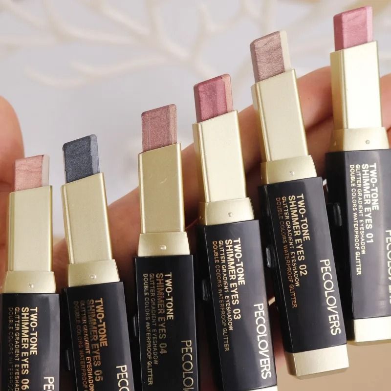 Dual Tone Pearlescent Eyeshadow Stick Waterproof Long Lasting 05