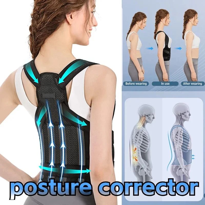 Ergonomic Spinal Alignment And Posture Support Brace xl
