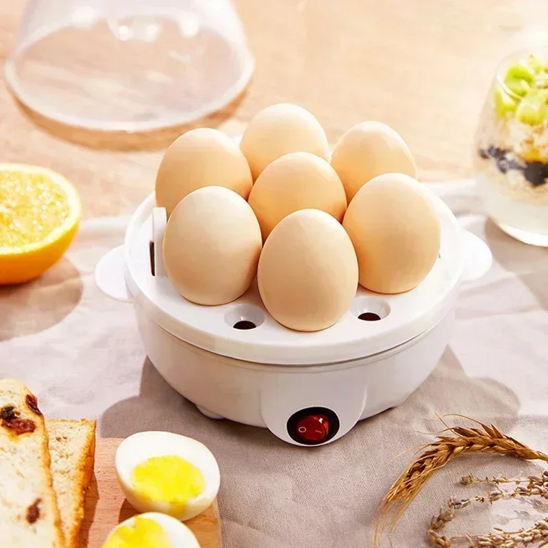 Compact Electric Egg Cooker Multifunctional Steamer For Hard And Soft Boiled Eggs And Vegetables us