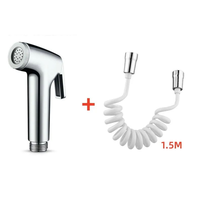 Handheld Toilet Bidet Sprayer With Flexible Spring Hose Bathroom Accessory Handheld Toilet Bidet Sprayer With Flexible Spring Hose Bathroom Accessory