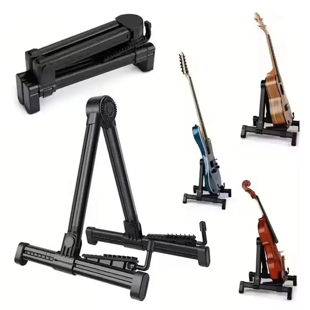 Foldable Guitar Floor Stand Electric And Acoustic Guitar Holder Foldable Guitar Floor Stand Electric And Acoustic Guitar Holder
