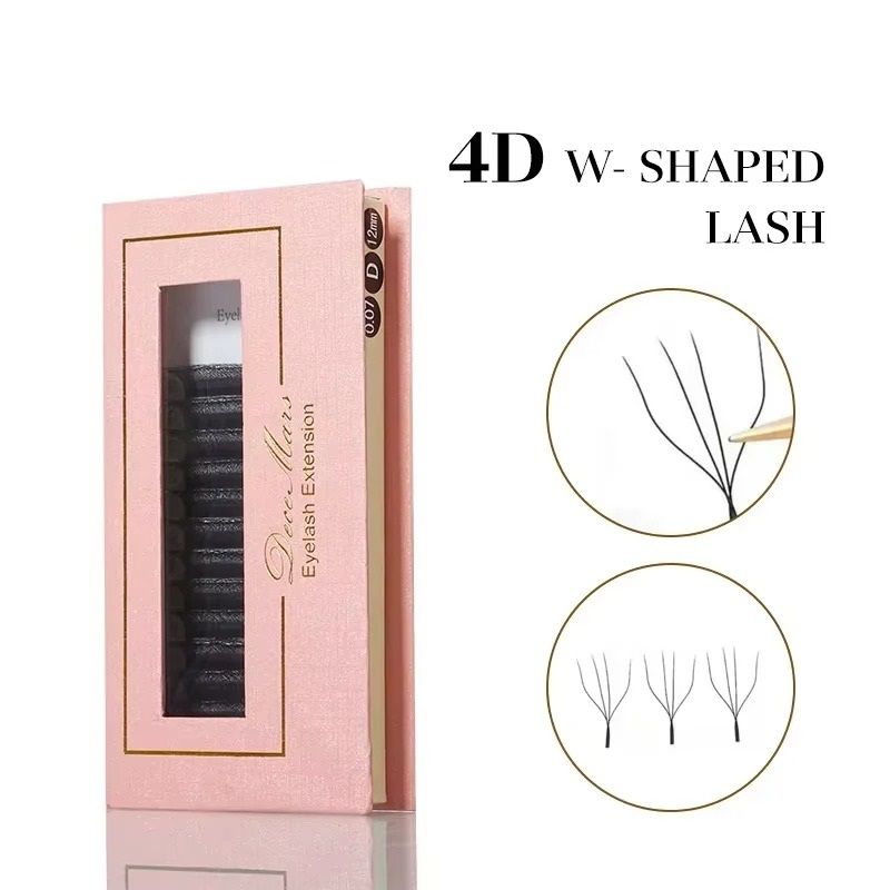 Volume Enhancing 4D W Shaped Precision Eyelash Series brown 0.31 0.47in Mix 0.004 In